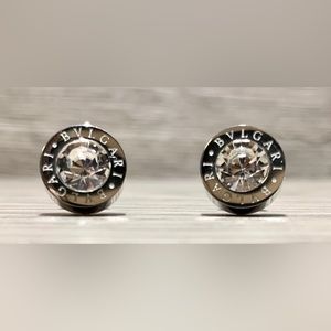 Designer Inspired Stainless Steel Cubic Zirconia Fashion Earrings